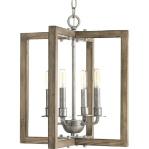 P4760-141-Progress Lighting-Turnbury - Chandeliers Light - 4 Light in Coastal style - 16 Inches wide by 18.75 Inches high -Traditional