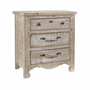 Progressive Furniture Chatsworth Wood Nightstand in Chalk White