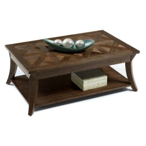 Progressive Furniture Appeal l Wood Rectangular Coffee Table Dark Poplar Brown