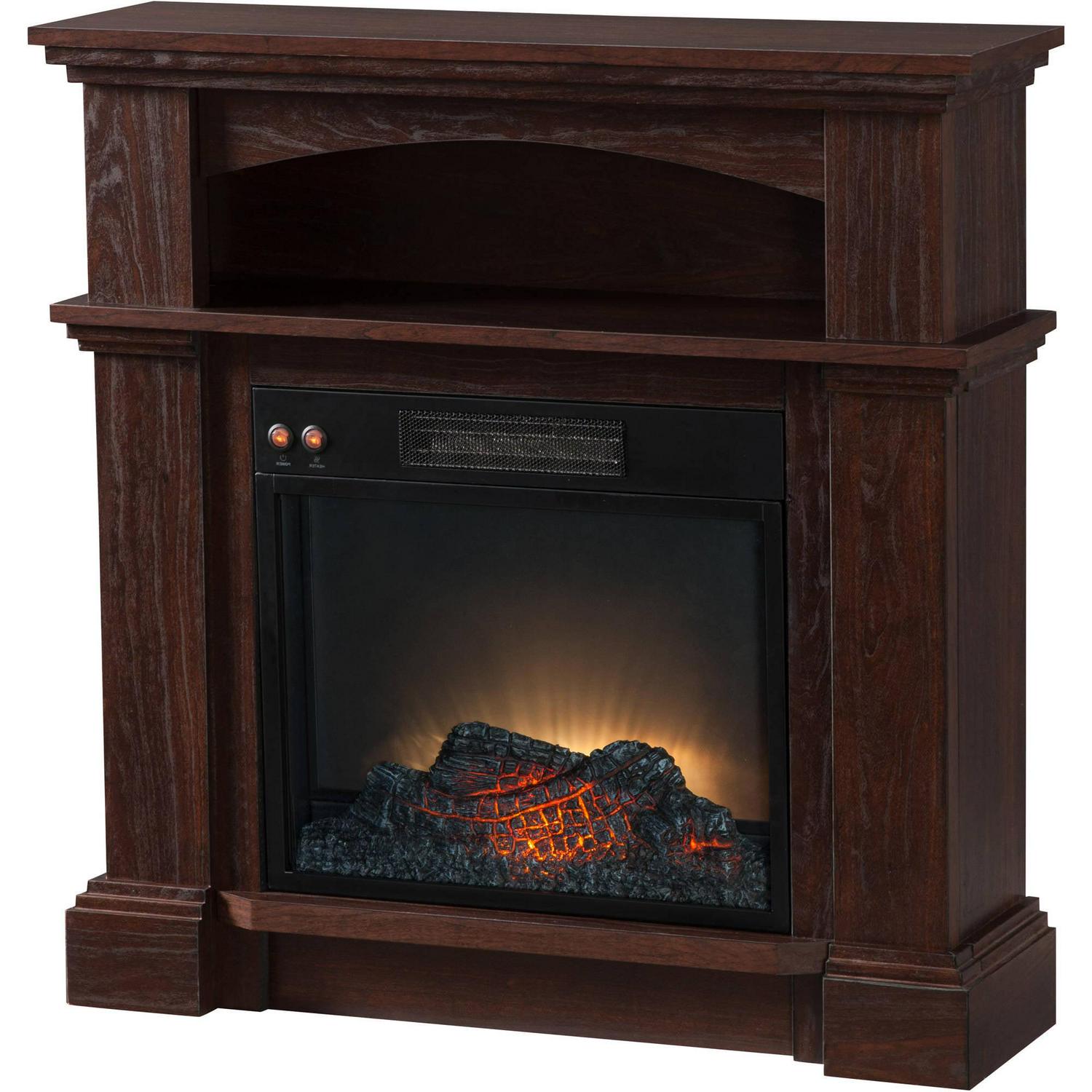 Prokonian Electric Fireplace with 31 inch Mantel, Mahogany - Image 2