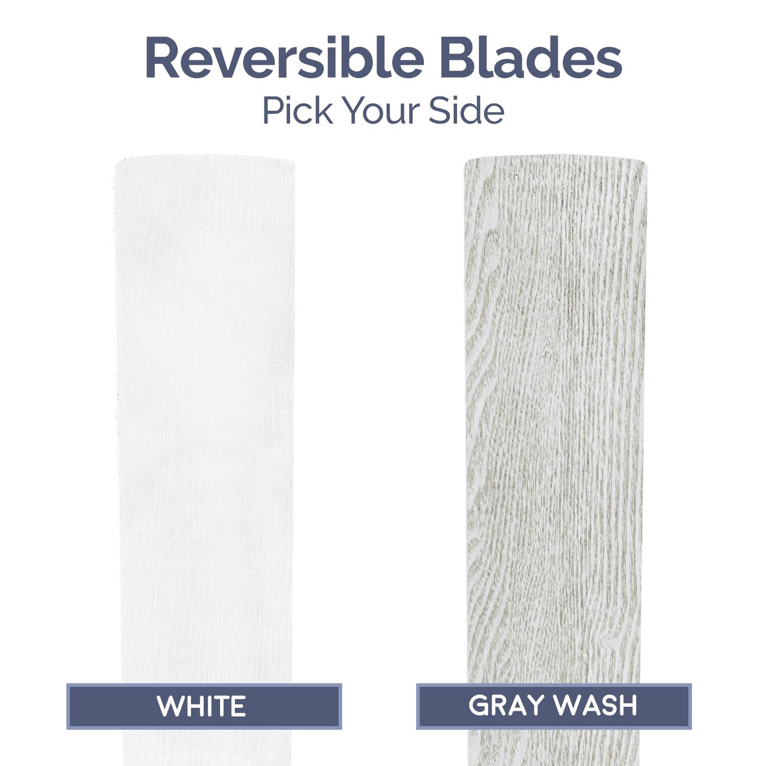 Prominence Home 52" Espy Bright White Remote Control Ceiling Fan, 3 Blades - Image 4