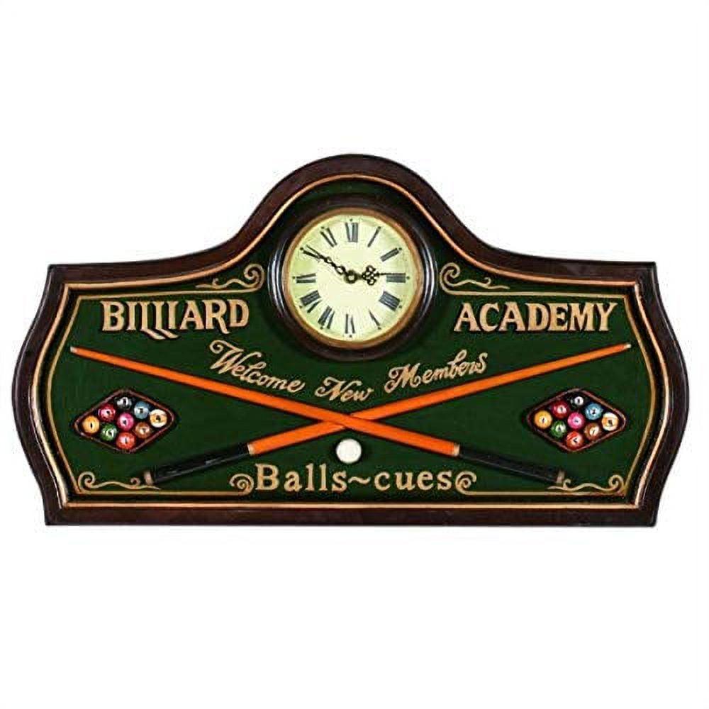 BILLIARD ACADEMY CLOCK - Image 2