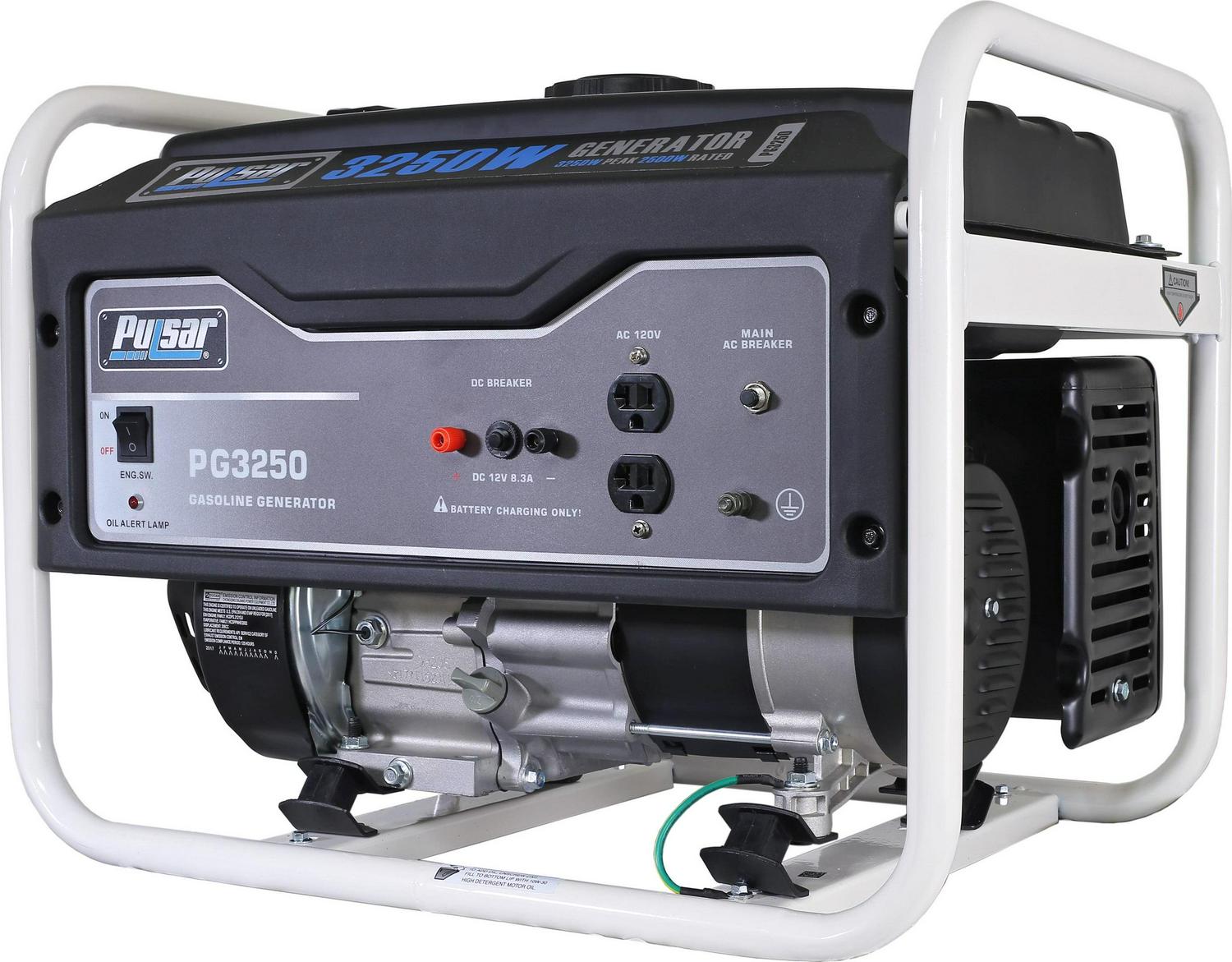 Pulsar 3,250-Watt Gasoline Powered Portable Generator - Image 4