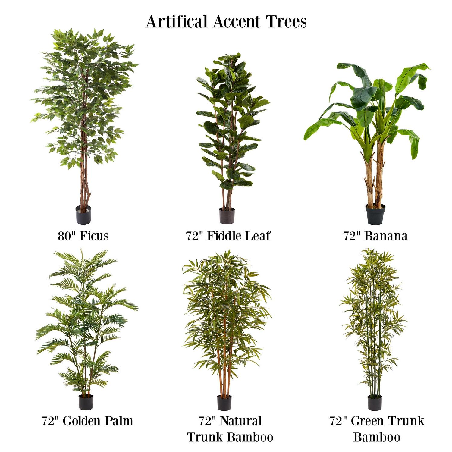 Pure Garden 80-Inch Potted Ficus Artificial Tree for Office or Home Decor - Image 6