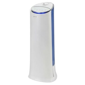 PureGuardian Ultrasonic Cool & Warm Mist Tower Humidifier 1.5-Gallon White (H3250WCA)