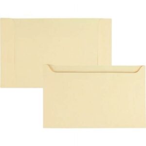 Quality Park Professional Filing Jackets 5" x 8 1/8" Sheet Size - Cameo - 500 / Box
