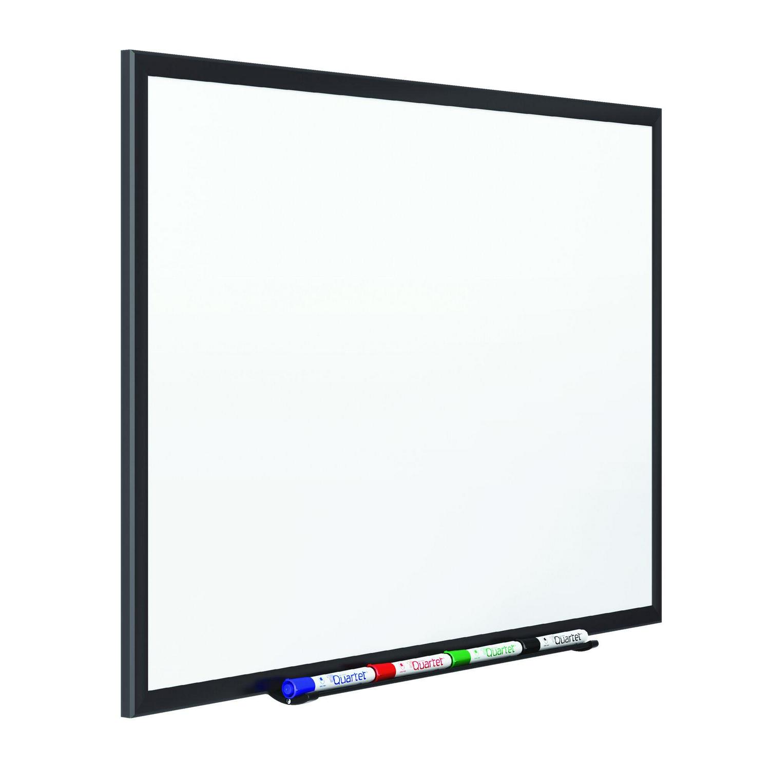 Quartet Classic DuraMax Porcelain Magnetic Whiteboard 48 x 36 4 x 3 Black