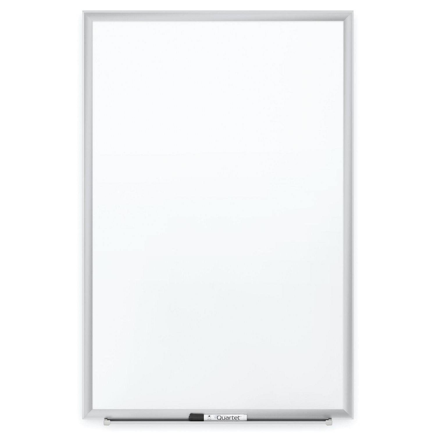 Quartet Classic DuraMax Porcelain Magnetic Whiteboard 36 x 24 3 x 2 Silver - Image 3