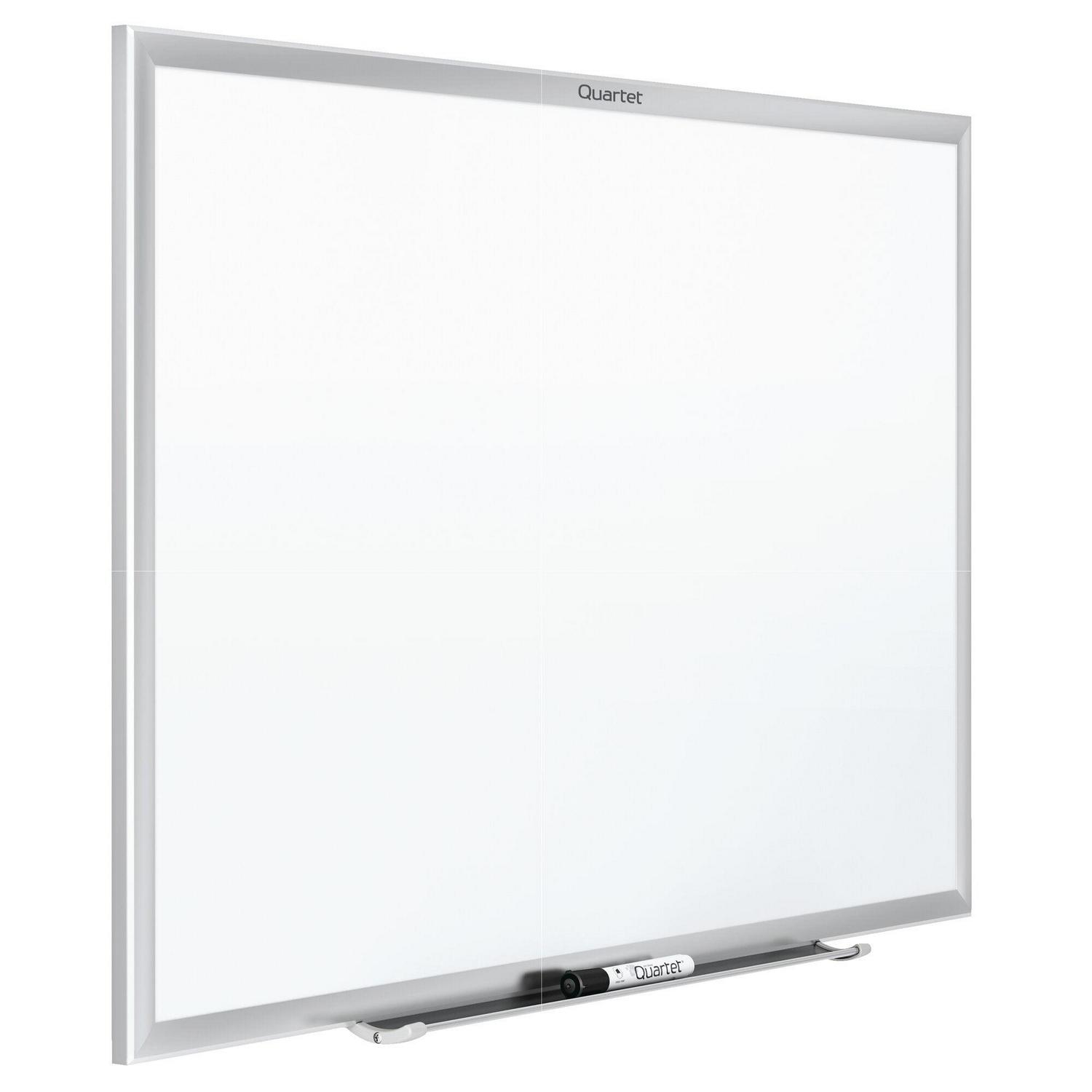 Quartet Classic Series Nano-Clean Dry Erase Board, 48" x 36", White Surface, Satin Aluminum Frame - Image 4