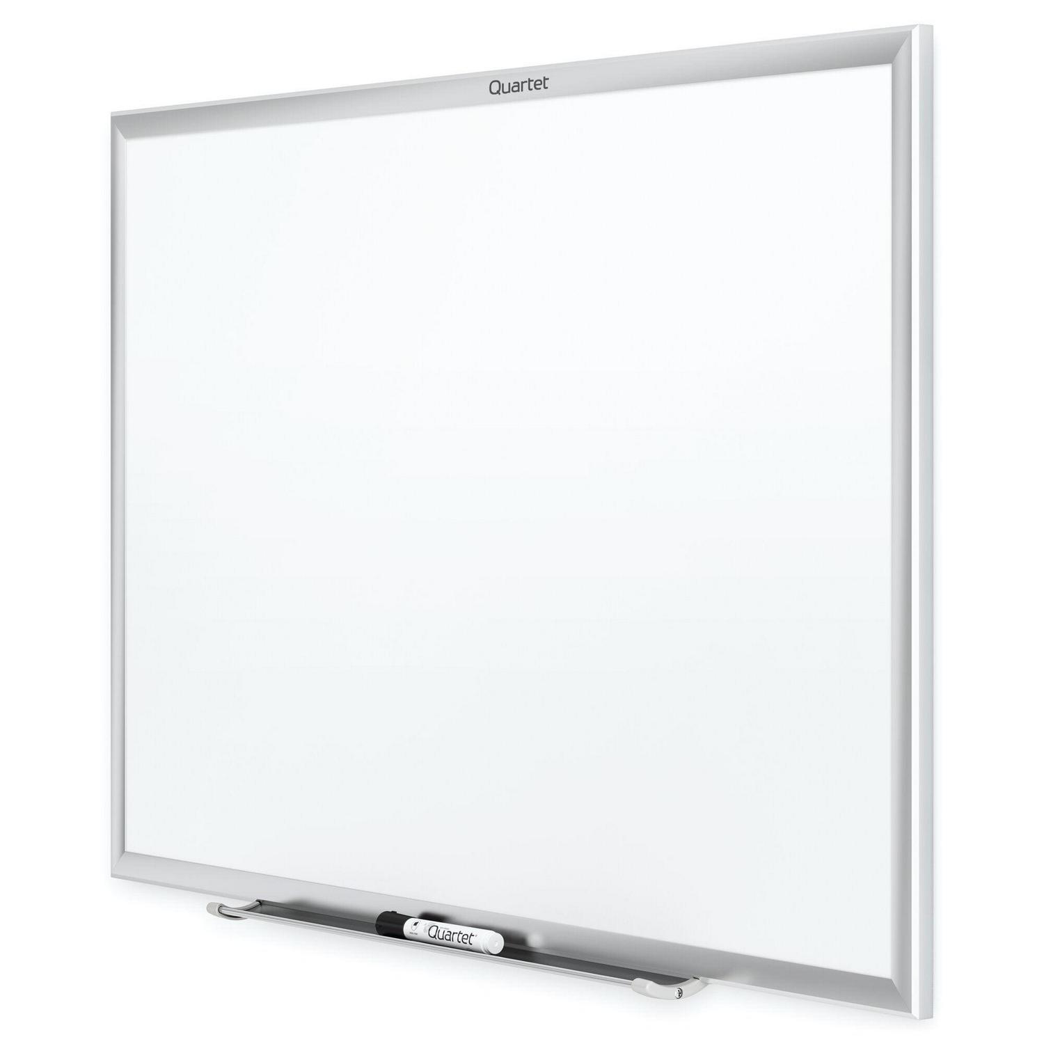Quartet® Classic Total Erase® Non-Magnetic Melamine Dry-Erase Whiteboard, 48" x 96", Aluminum Frame With Silver Finish - Image 2