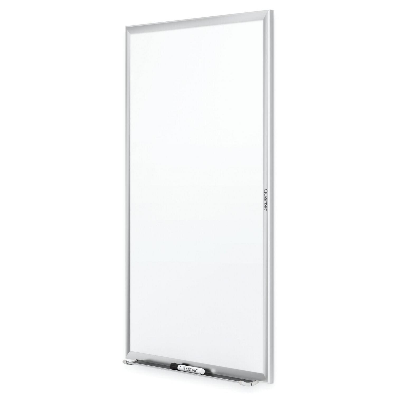 Quartet® Classic Total Erase® Non-Magnetic Melamine Dry-Erase Whiteboard, 48" x 96", Aluminum Frame With Silver Finish - Image 4