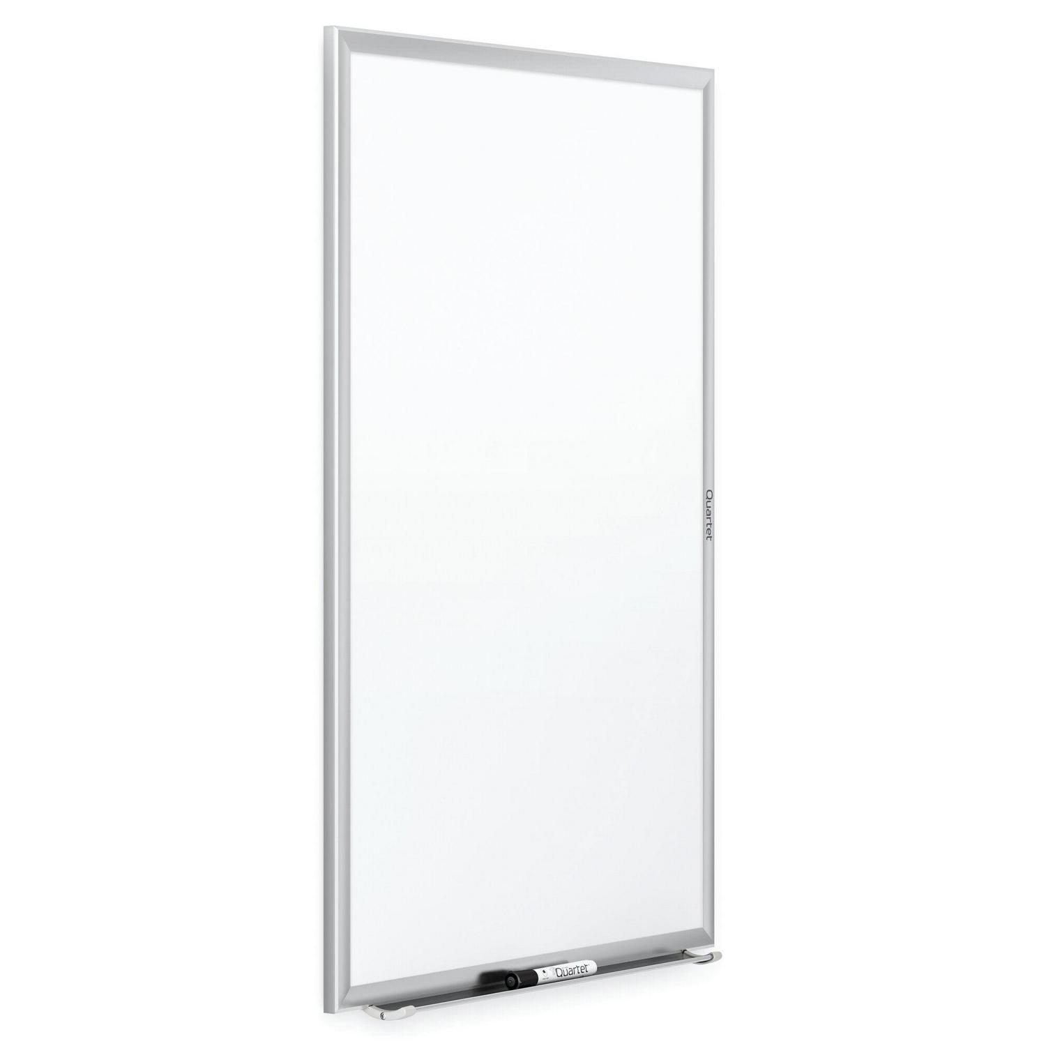 Quartet® Classic Total Erase® Non-Magnetic Melamine Dry-Erase Whiteboard, 48" x 96", Aluminum Frame With Silver Finish - Image 3
