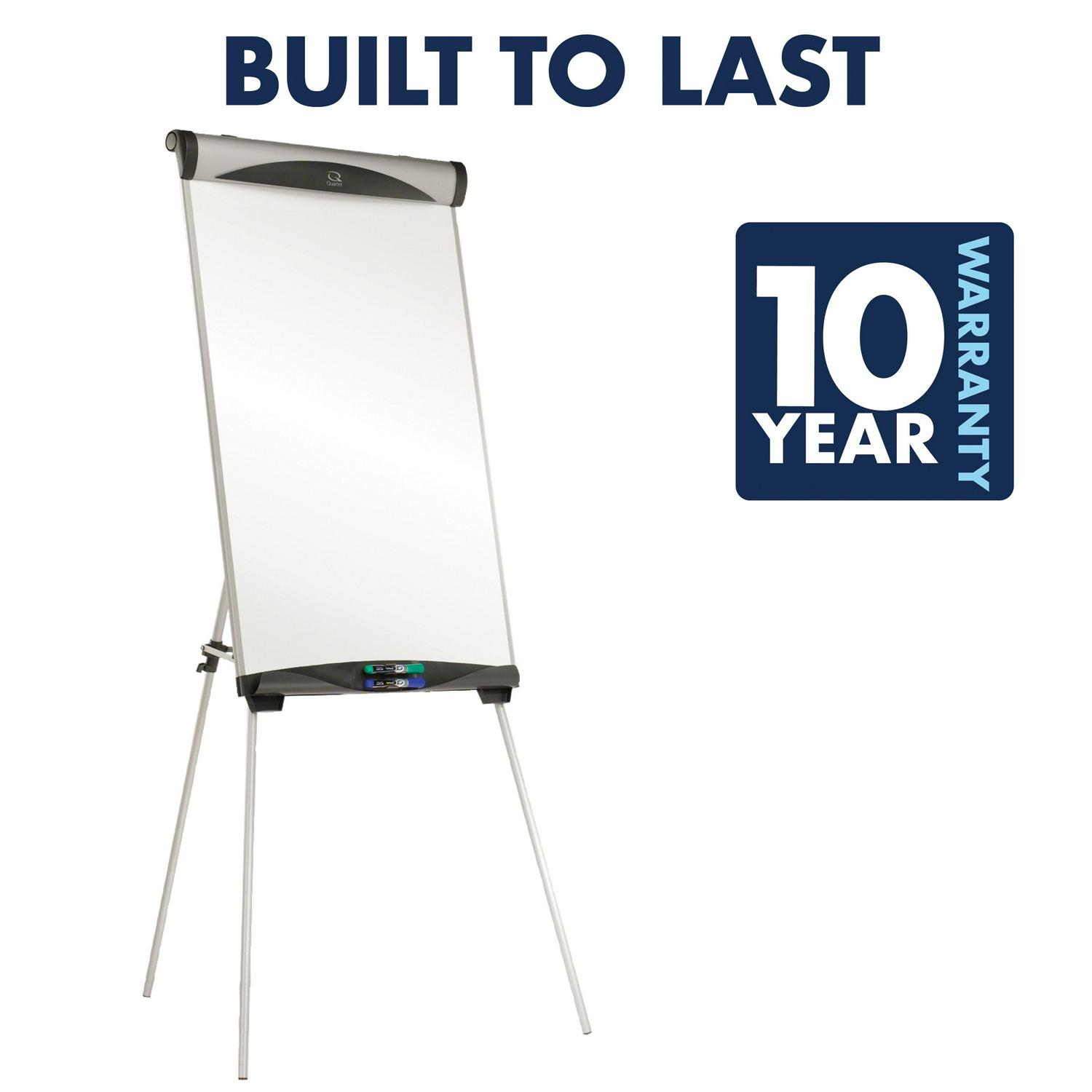 Quartet Euro Nano-Clean Magnetic Presentation Easel, 36" x 24", Silver Frame - Image 5