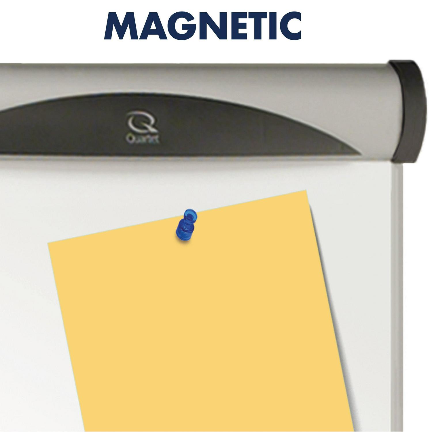 Quartet Euro Nano-Clean Magnetic Presentation Easel, 36" x 24", Silver Frame - Image 3