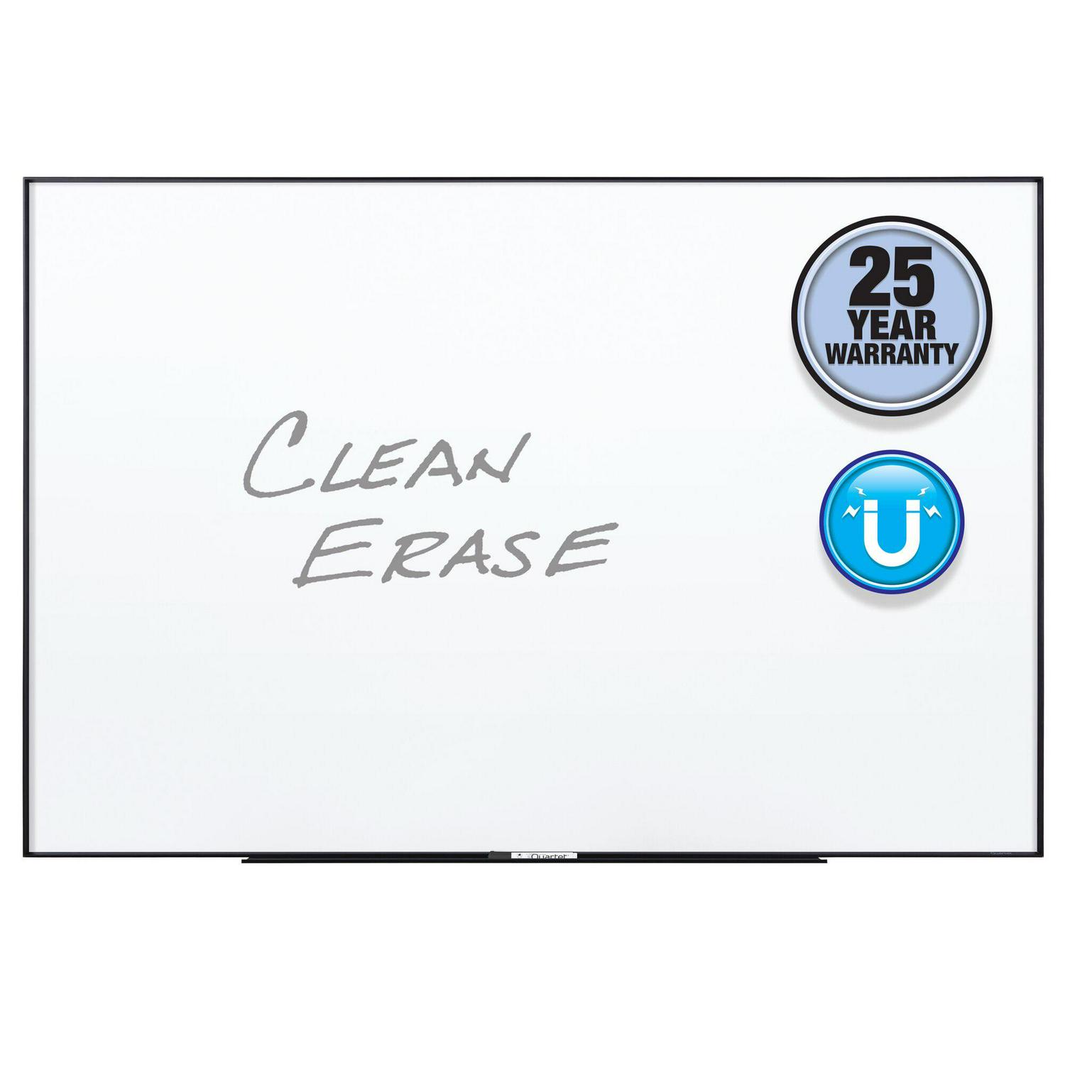 Quartet NA4836FB Fusion Nano-Clean 48 x 36 Magnetic Whiteboard - White Surface/Black Aluminum Frame - Image 7