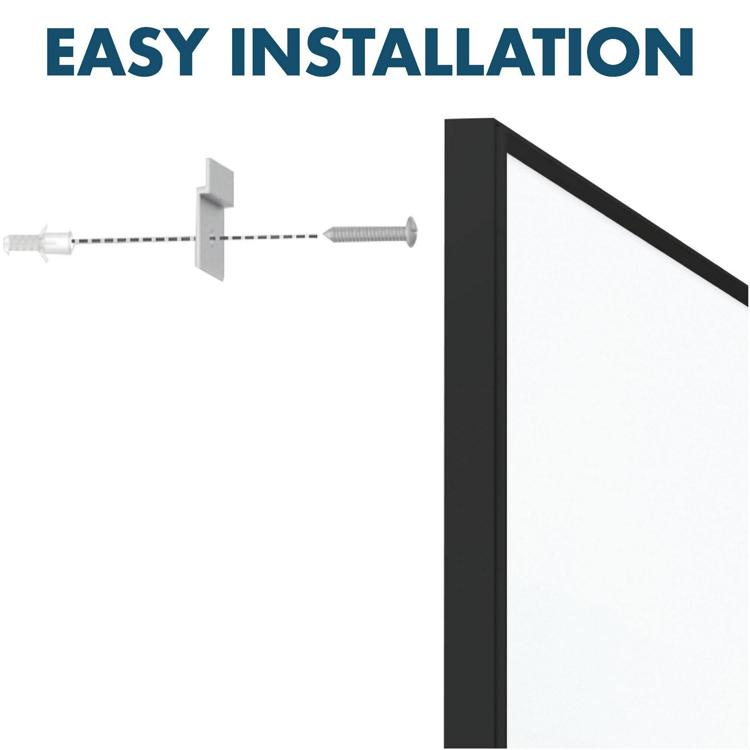 Quartet NA4836FB Fusion Nano-Clean 48 x 36 Magnetic Whiteboard - White Surface/Black Aluminum Frame - Image 4