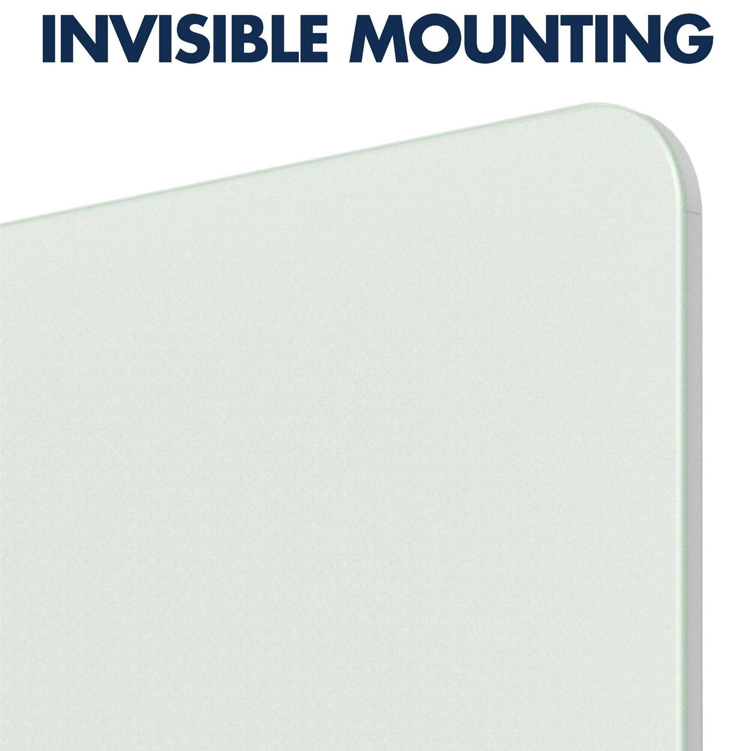 Quartet® Horizon™ Glass Magnetic Unframed Dry-Erase Whiteboard, 28" x 50", White - Image 5
