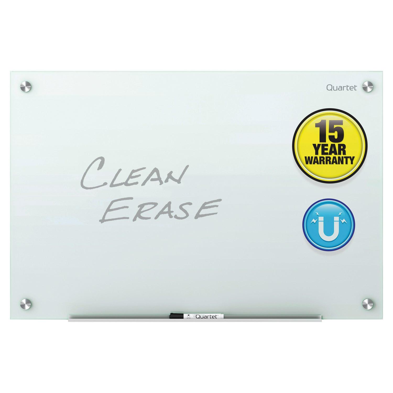 Quartet Infinity® Magnetic Glass Unframed Dry-Erase Whiteboard, 72" x 48", White - Image 10