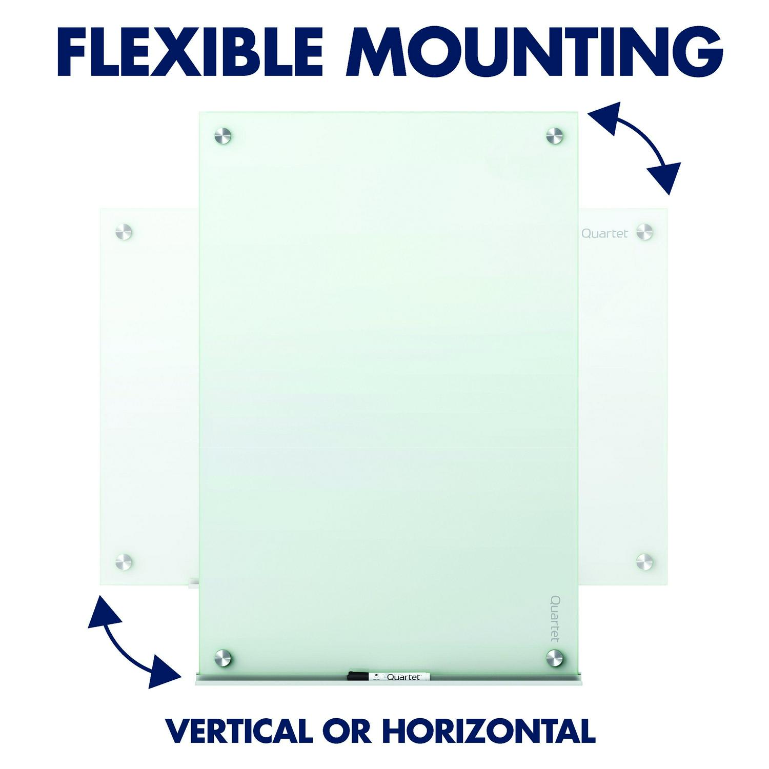 Quartet Infinity® Magnetic Glass Unframed Dry-Erase Whiteboard, 72" x 48", White - Image 8