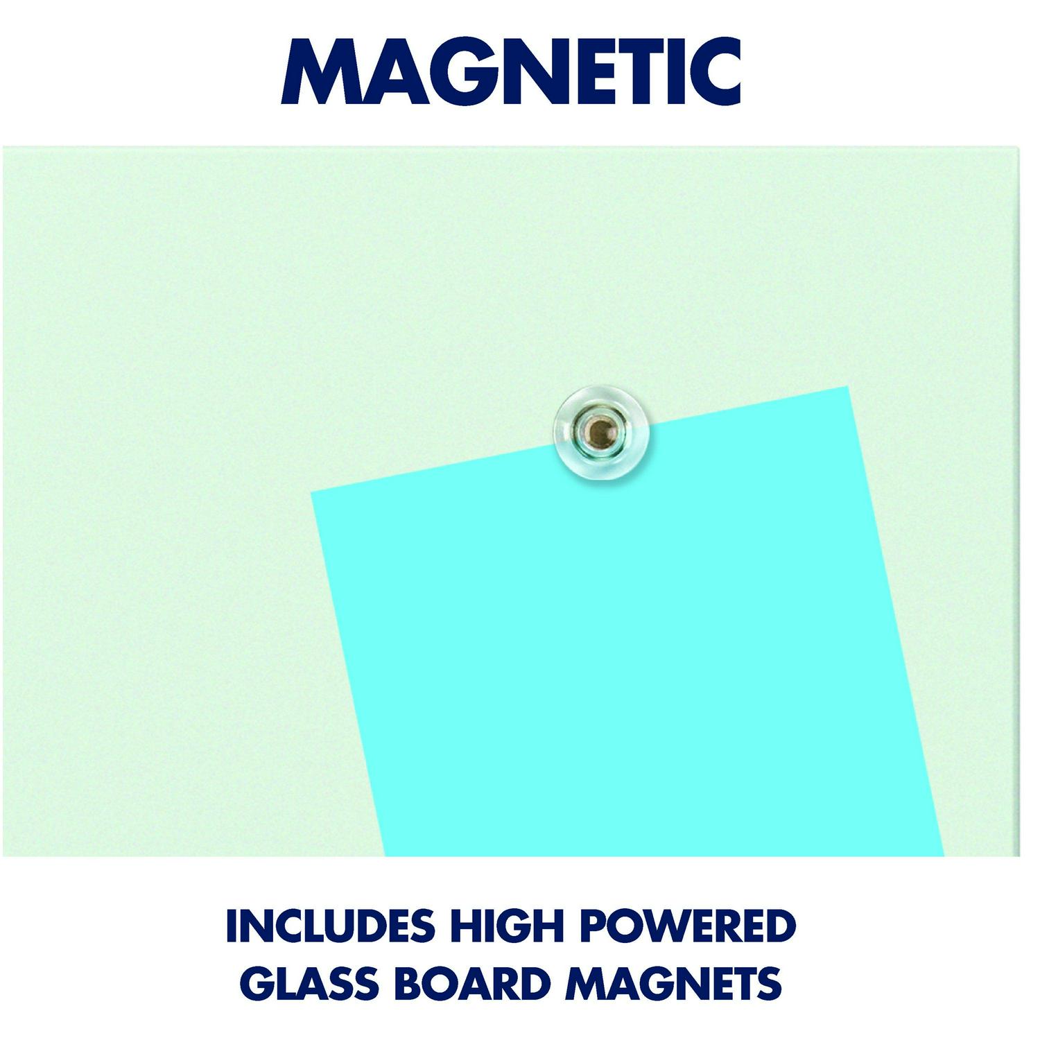 Quartet InvisaMount Magnetic Glass Dry-Erase Board 74 x 42 White Surface - Image 8