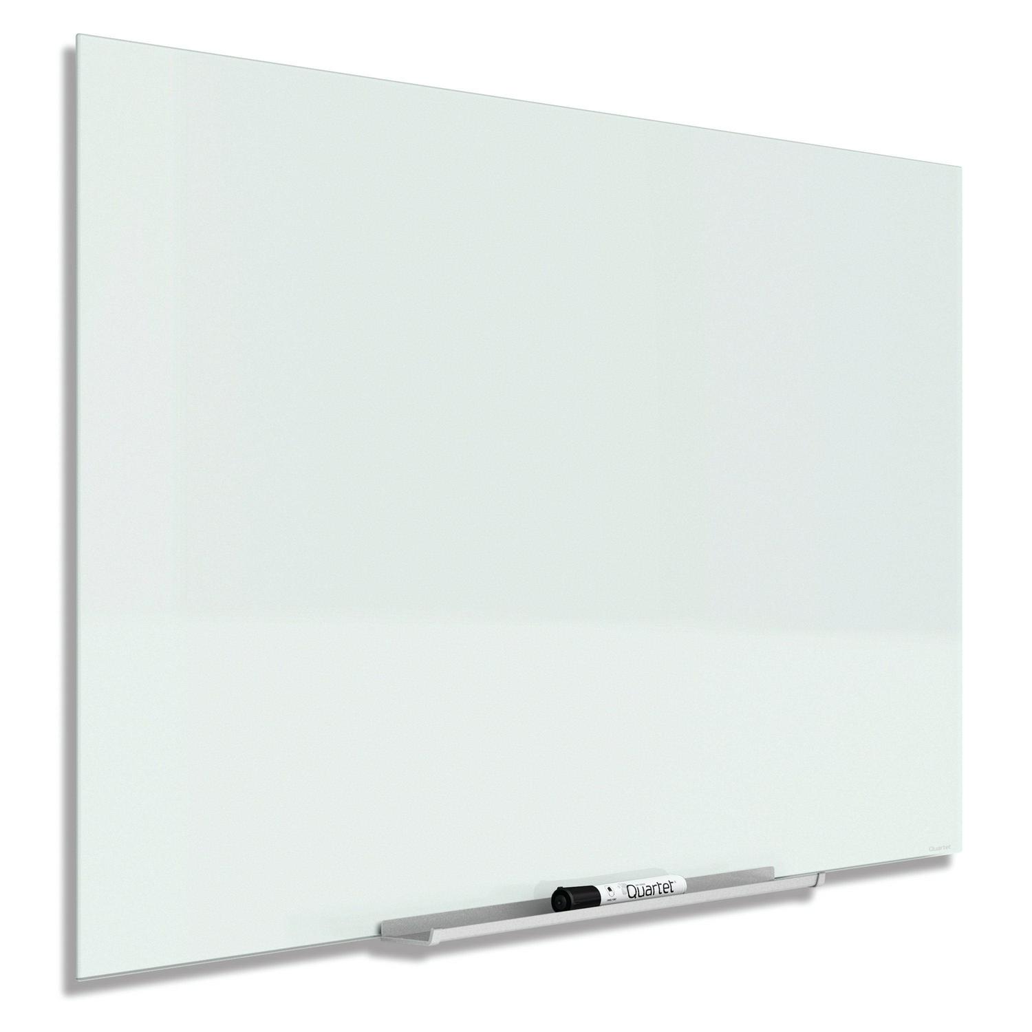 Quartet InvisaMount Magnetic Glass Dry-Erase Board 74 x 42 White Surface - Image 3
