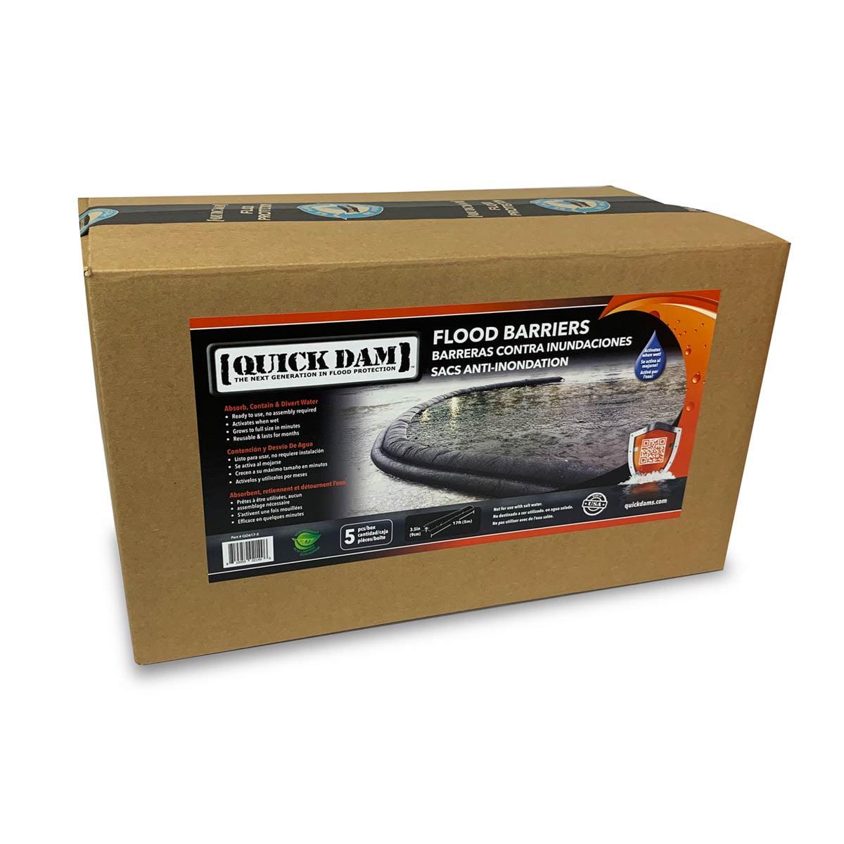 Quick Dam 17-ft Water Activated Flood Barriers - QD617-5