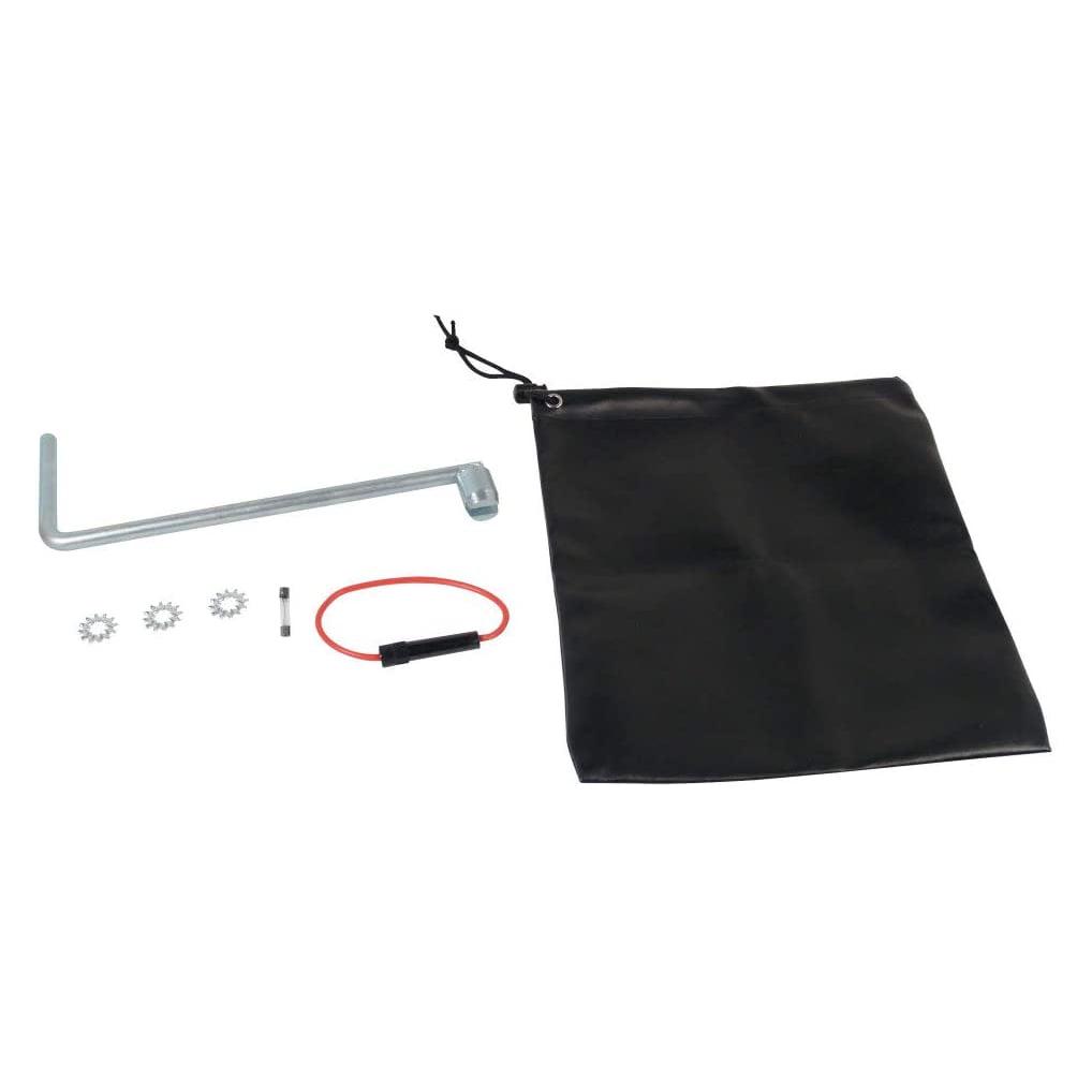 Quick Products JQ-3000 Power A-Frame Electric Tongue Jack with LED Work Light and Permanent Ground Wiring for Camper Trailer, RV, Ice House - 3,250 lbs. Lift Capacity - Image 8