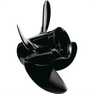 Quicksilver Nemesis 4-Blade Aluminum Propeller, 13.8" Diameter x 13" Pitch, Right Hand Rotation