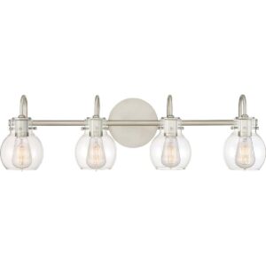 Quoizel ANW8604AN Andrews 4-Light Bath in Antique Nickel