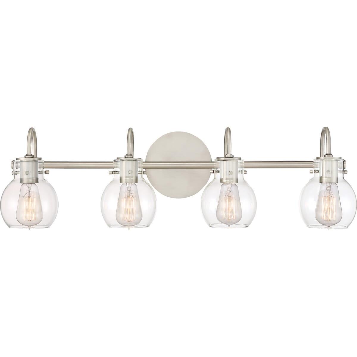 Quoizel ANW8604AN Andrews 4-Light Bath in Antique Nickel