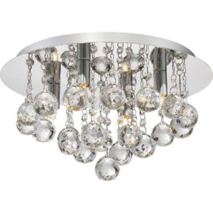 Quoizel BRX1614C Bordeaux Flush Mount in Polished Chrome