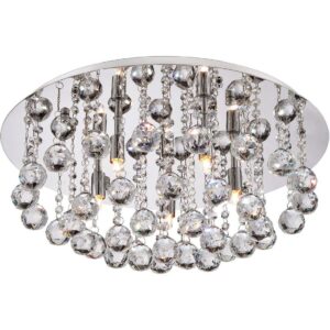Quoizel BRX1619C Bordeaux 5-Light Flush Mount in Polished Chrome