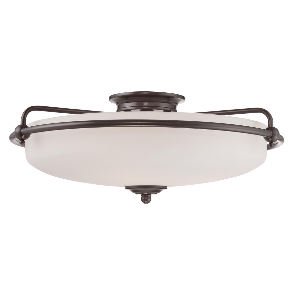 Quoizel GF1621PN Griffin 4-Light Flush Mount in Palladian Bronze - Image 3