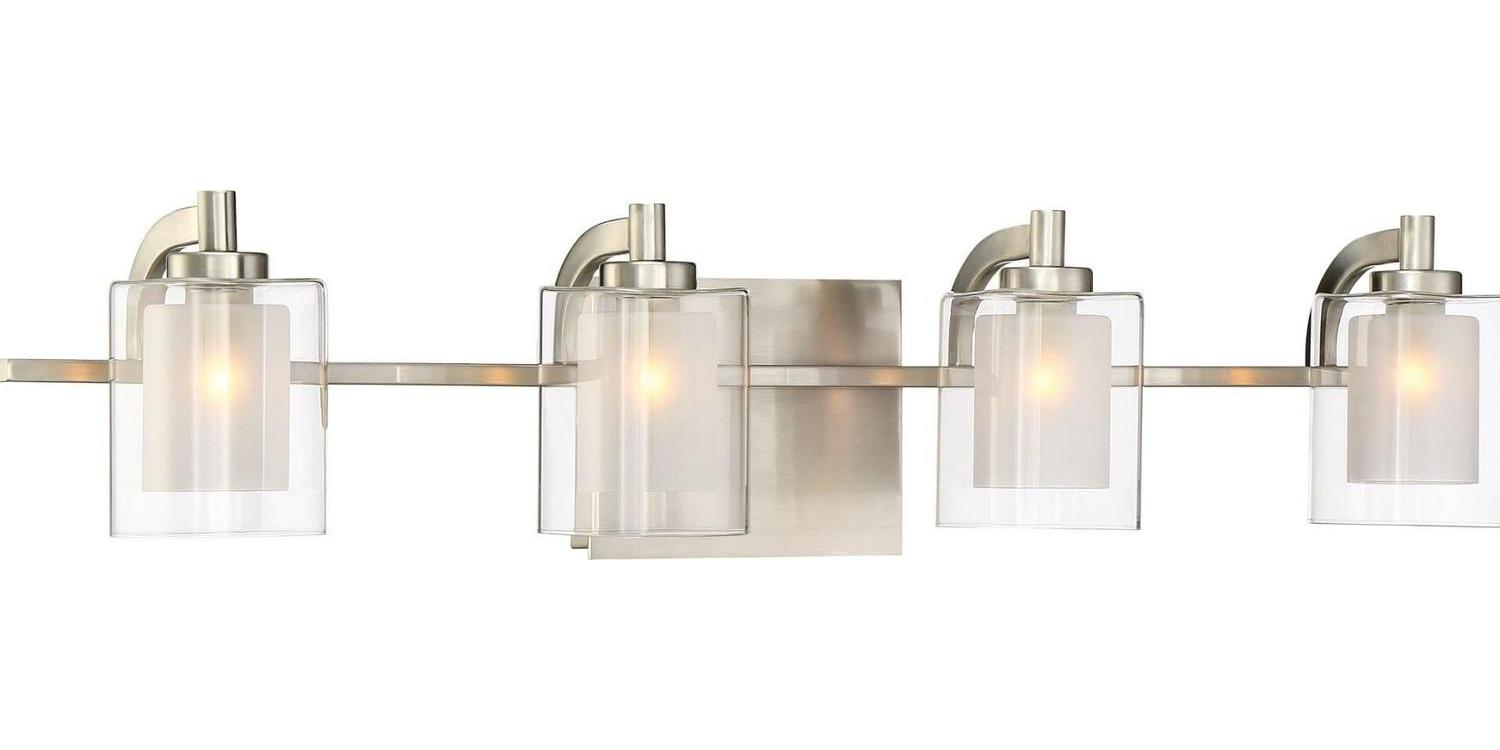 Quoizel KLT8604BNLED Kolt 4-Light Bath in Brushed Nickel - Image 2