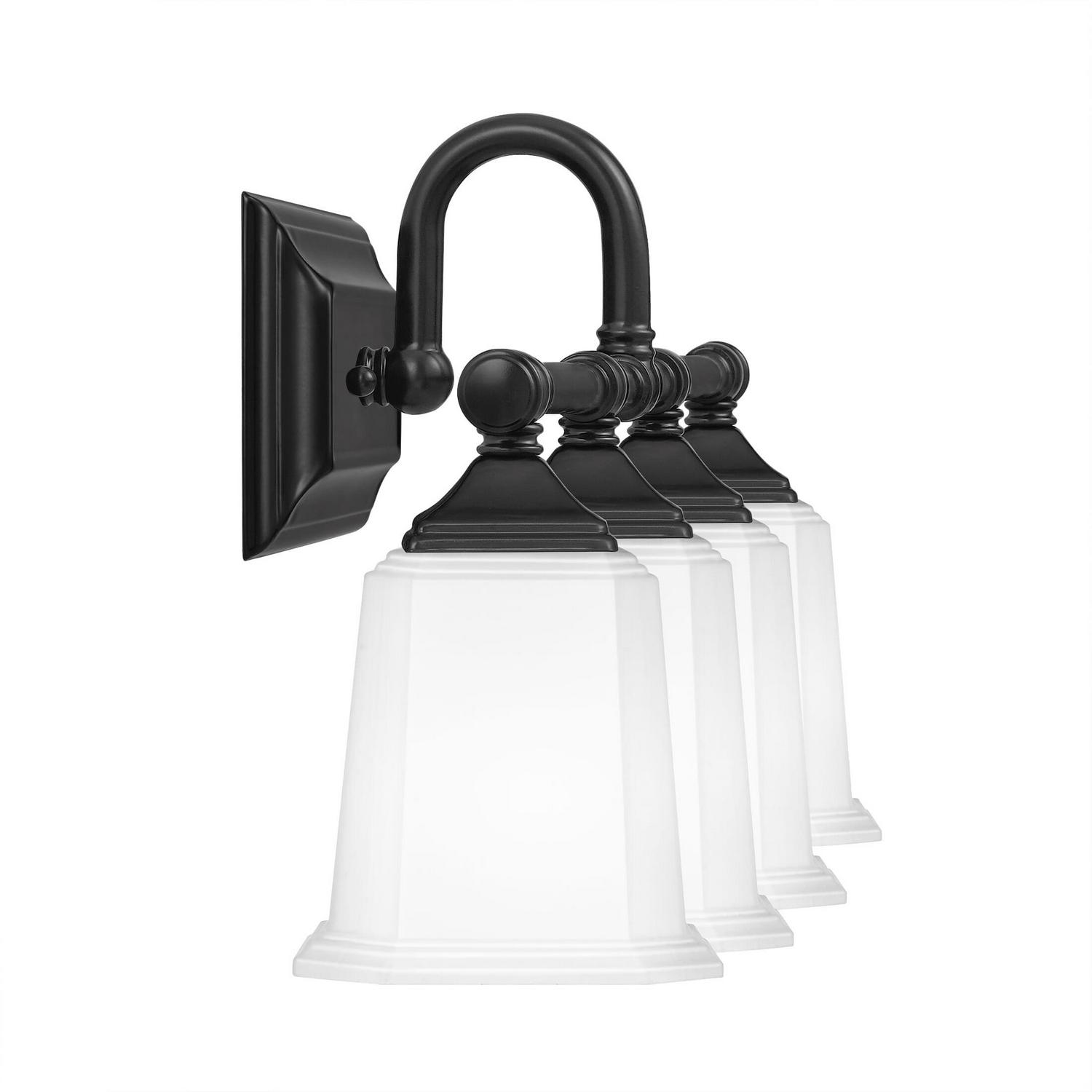 Quoizel Nicholas 4-Light Bathroom Vanity Light in Earth Black - Image 2