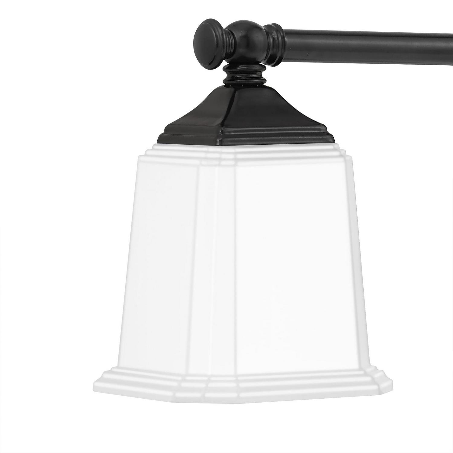 Quoizel Nicholas 4-Light Bathroom Vanity Light in Earth Black - Image 3