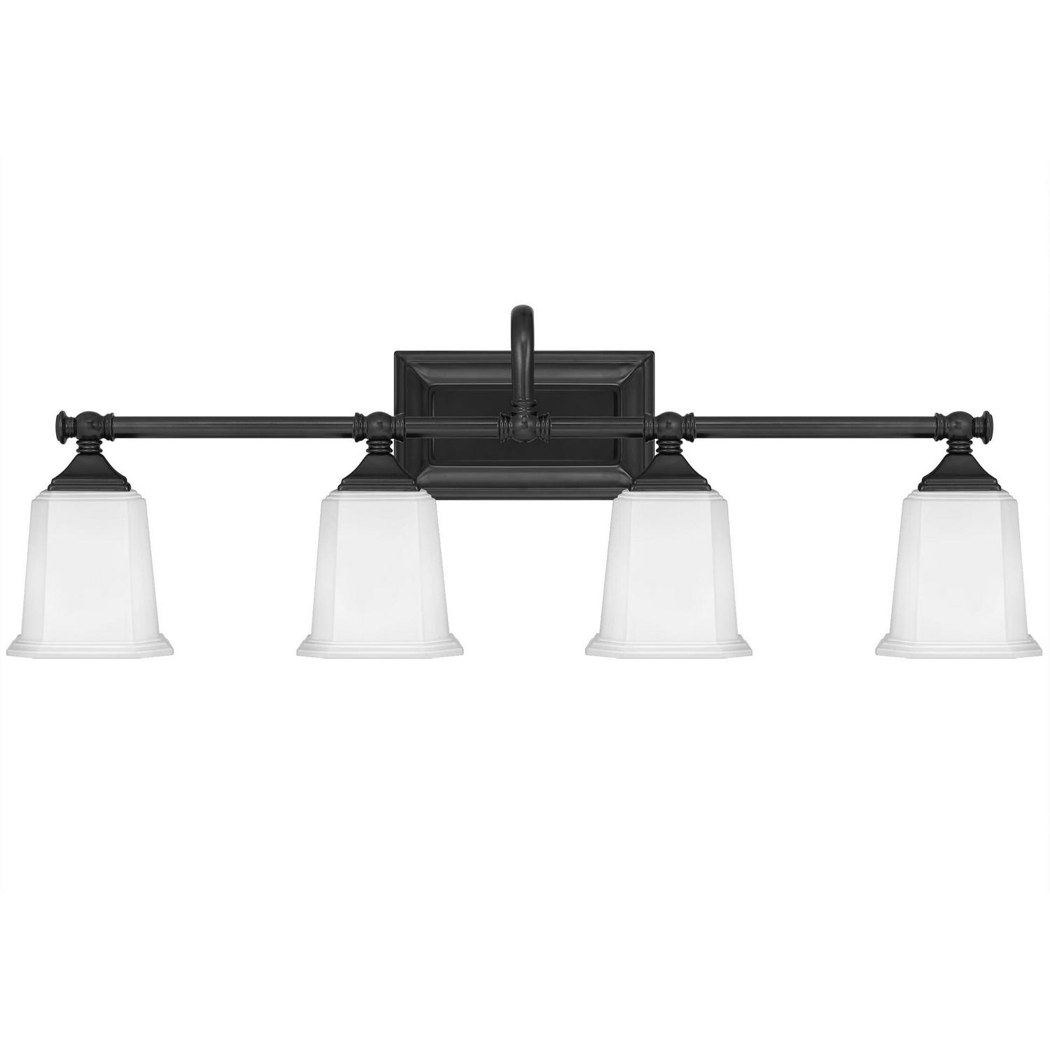 Quoizel Nicholas 4-Light Bathroom Vanity Light in Earth Black - Image 4