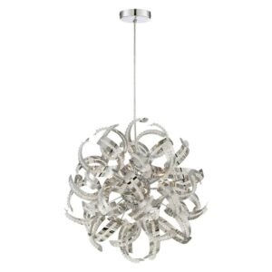 5 Light Pendant-Crystal Chrome Finish -Traditional Installation Quoizel Lighting Rbn2817crc