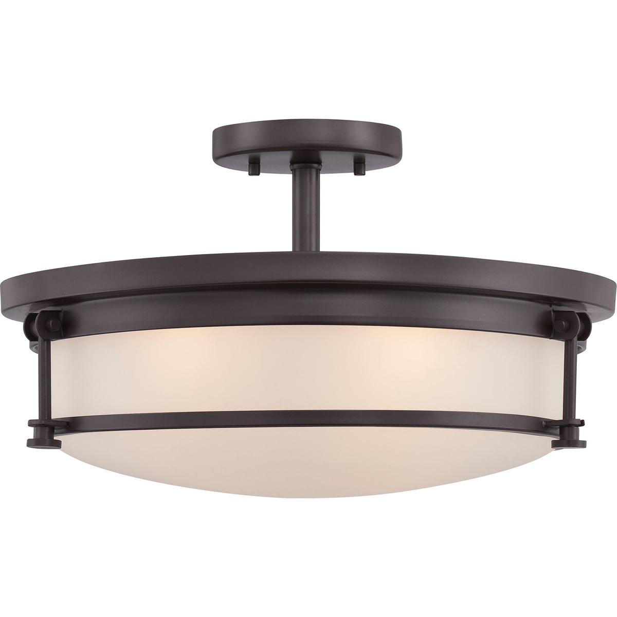 Quoizel SLR1716WT Sailor 4-Light Semi-Flush Mount in Western Bronze - Image 2