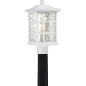 Quoizel SNN9009W Stonington Large Post Lantern in Fresco