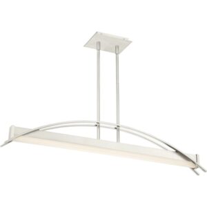 Quoizel Sabre 39" Kitchen Island Light in Brushed Nickel