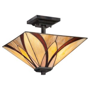 TFAS1714VA Quoizel Lighting Asheville - 2 Light Semi-Flush Mount