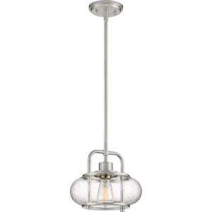 Quoizel TRG1510BN Trilogy 10" Mini Pendant in Brushed Nickel