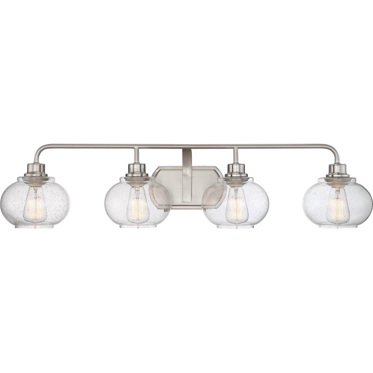 Quoizel TRG8604BN Trilogy 4-Light Bath in Brushed Nickel