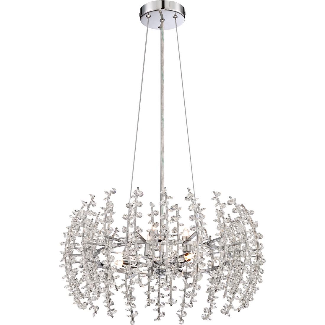 Quoizel VLA2820C Valla 6-Light Pendant in Polished chrome - Image 2
