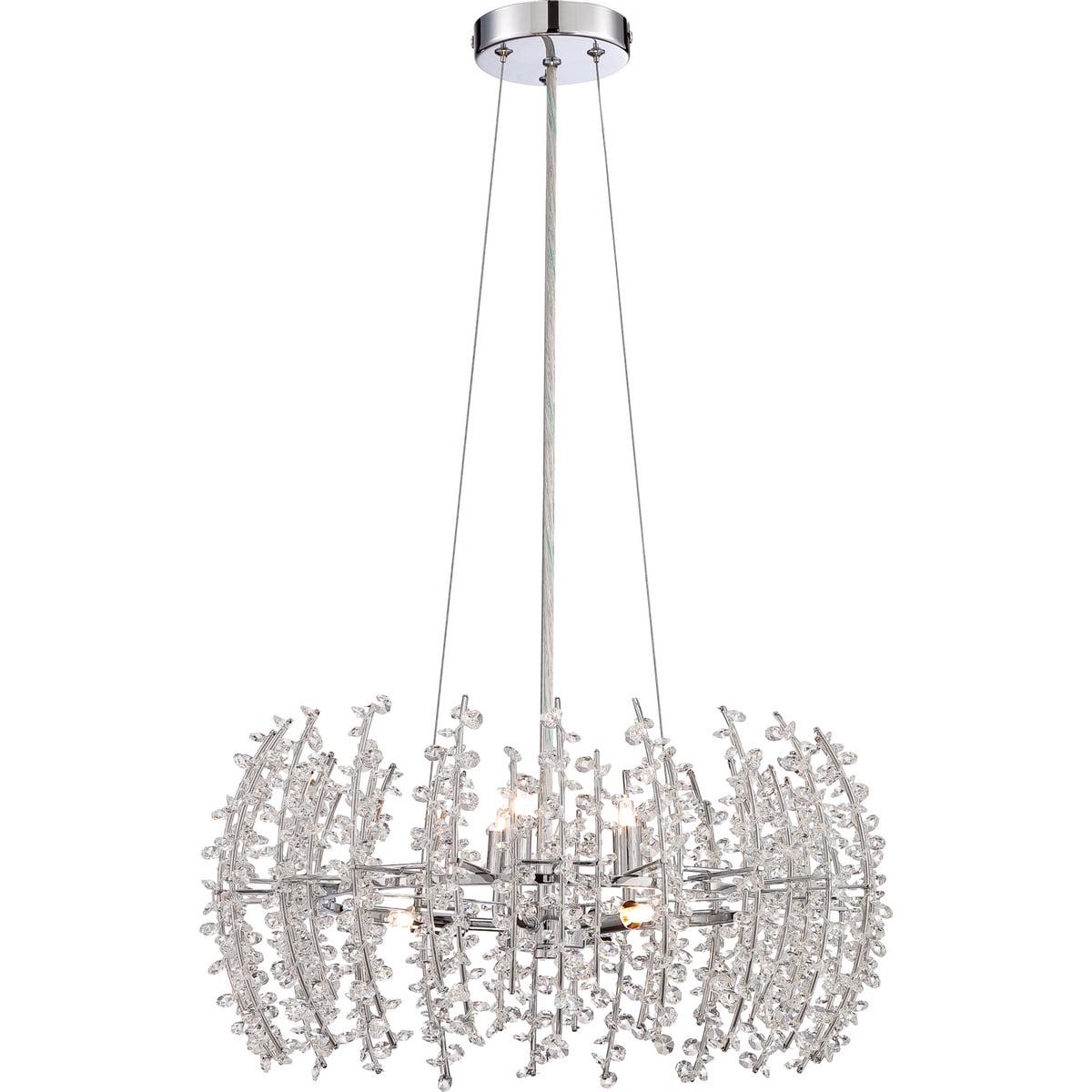 Quoizel VLA2820C Valla 6-Light Pendant in Polished chrome - Image 3