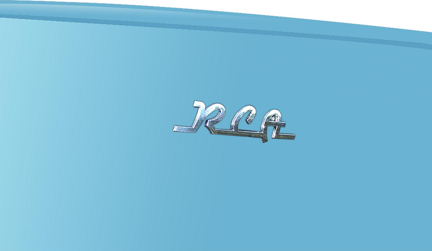 ARCTIC CHEF - 10 Cu Ft Top-Freezer Apartment-size RETRO Refrigerator - Blue - Image 4