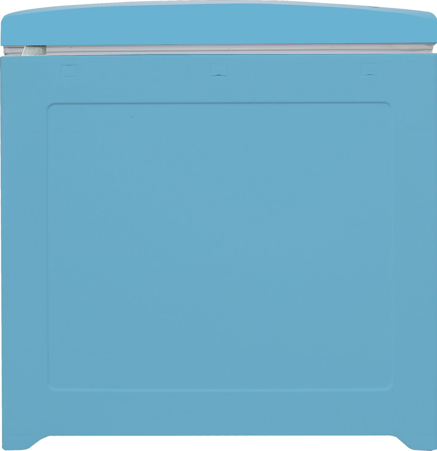 ARCTIC CHEF - 10 Cu Ft Top-Freezer Apartment-size RETRO Refrigerator - Blue - Image 10