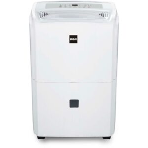 RCA 50 Pint Dehumidifier with Built-in Pump, White, RDHP550-6COM