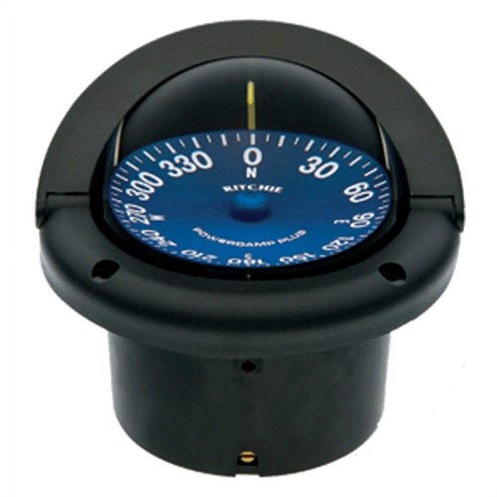 RITCHIE COMPASSES SS-1002 Compass, Flush Mount, 3.75" Dial, Black - Image 2